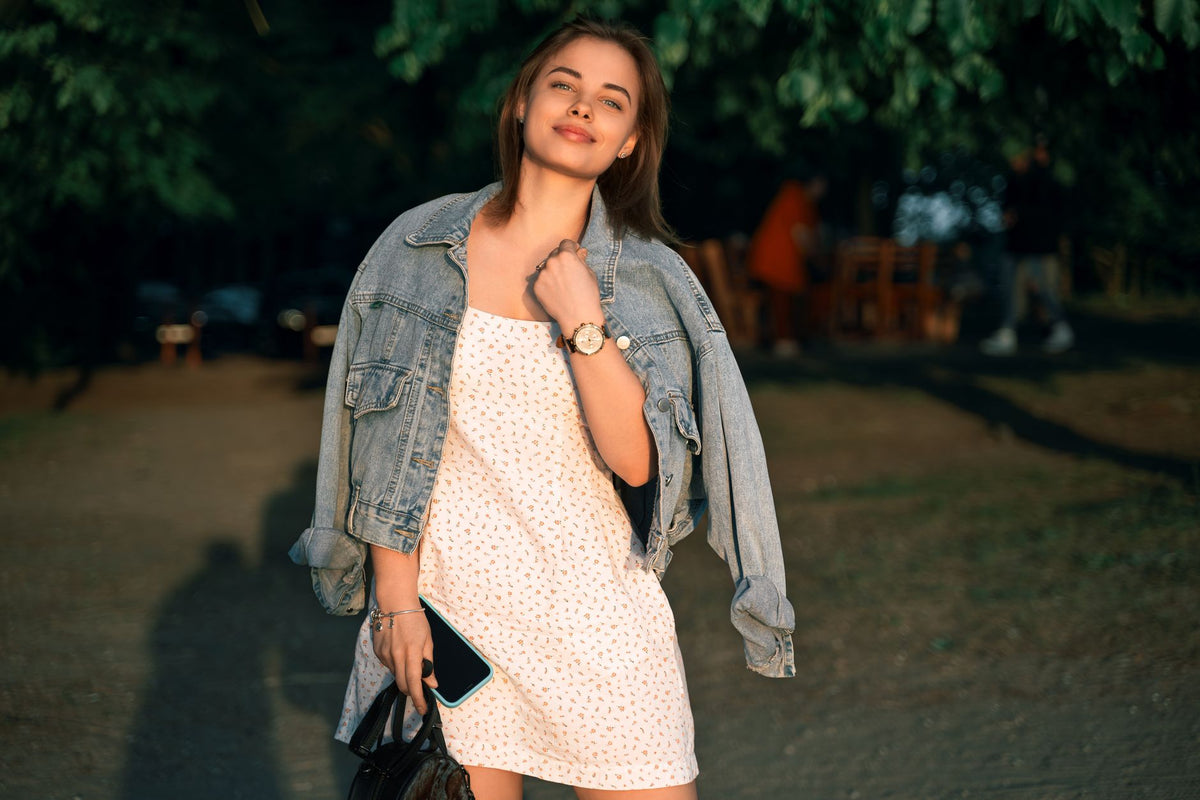 Mini Dress Over Jeans: When the Layered Look Reads Chic