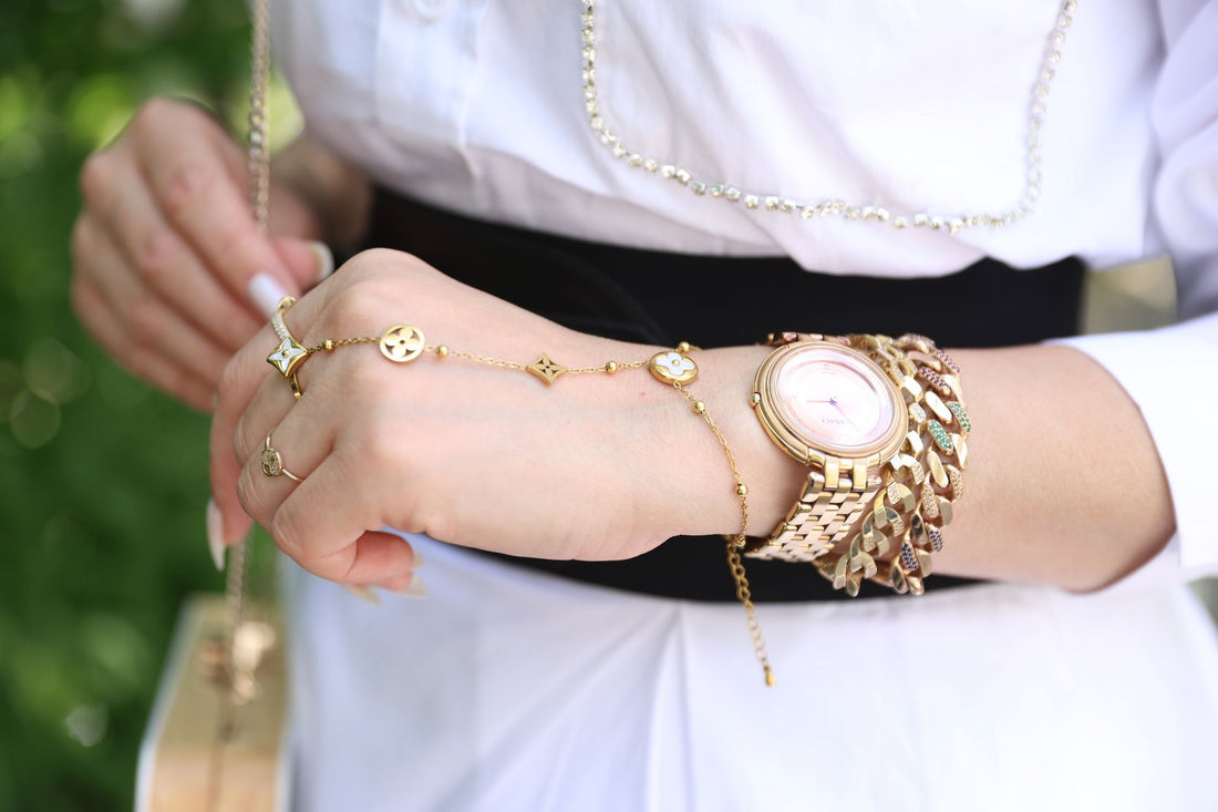 Bracelet Stacks That Don't Snag Your Knit Sweater Sleeves