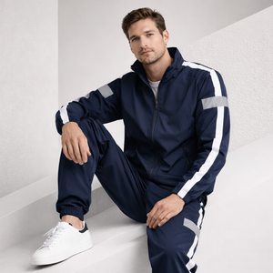 Men's polyester set alternate angle — coordinated — Abakhan Maximus 2 Piece Set — Sonverdano