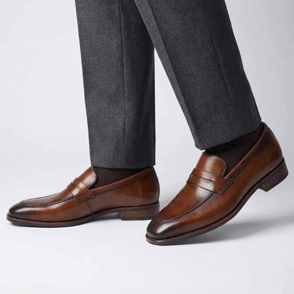 Riva Dark Casual Cowhide Loafers