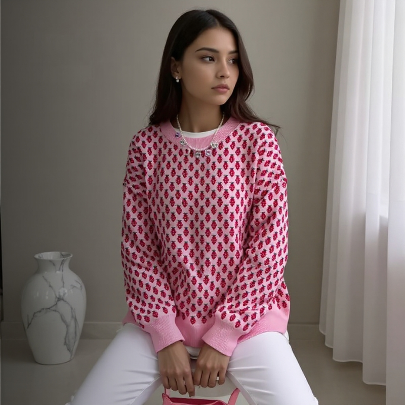 Kiki Strawberry Sweater