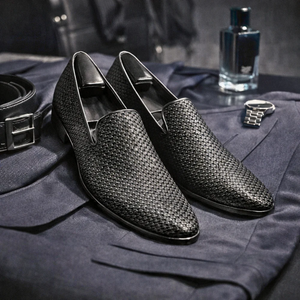 Men's velvet shoes styled look — versatile — Benedict Velvet Flat Shoes — Sonverdano