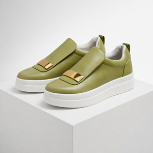 Gold Olive Shoes
