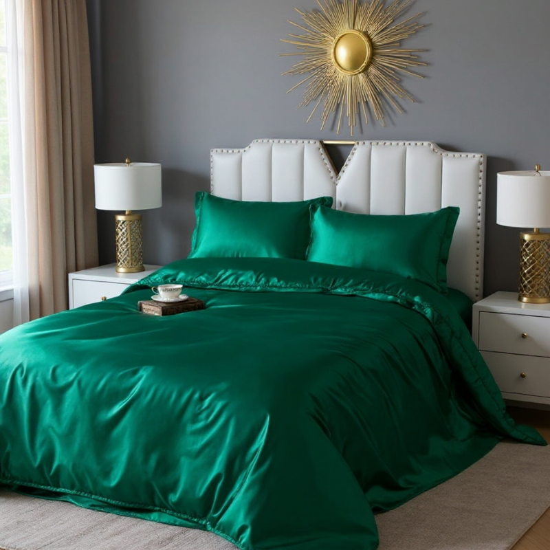 Lotus Silk Bedding Set