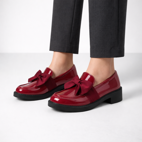 Women's loafers detail view — versatile — Phoebe Bow Loafers for every occasion — Sonverdano