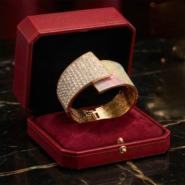 Aura Diamond Wave Bracelet