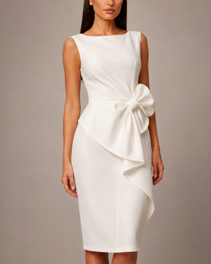 Catherine Bow Midi Dress