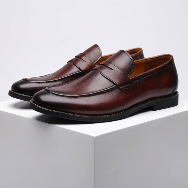 Riva Dark Casual Cowhide Loafers