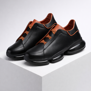 Men's Black shoe with lace — everyday footwear