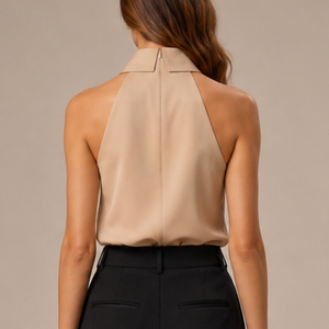 Women's meryl back view — versatile — Meryl Tie Shirt for every occasion — Sonverdano
