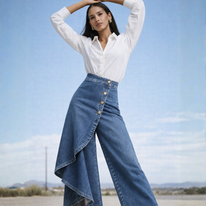 Becca Denim Skirt Pants