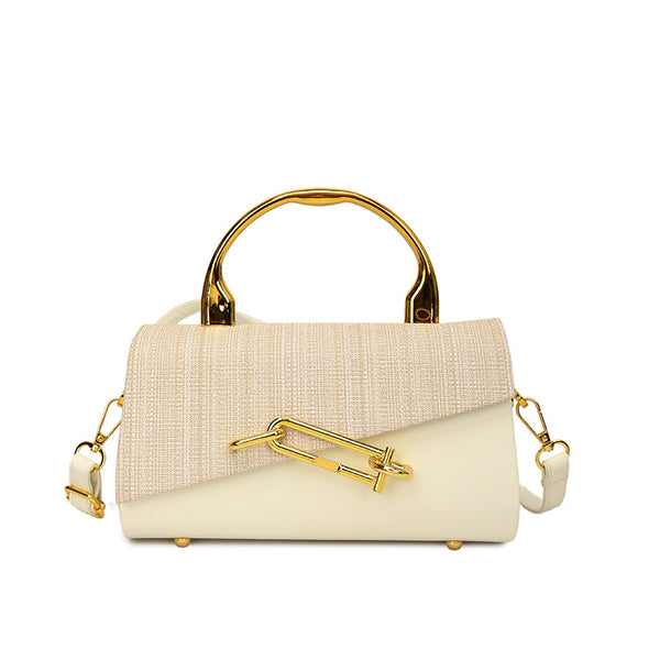 Women's stone crossbody bag styled look 10 — everyday — PR-0613 - Women Rhinestone Crossbody Handbag PU Leather — Sonverdano