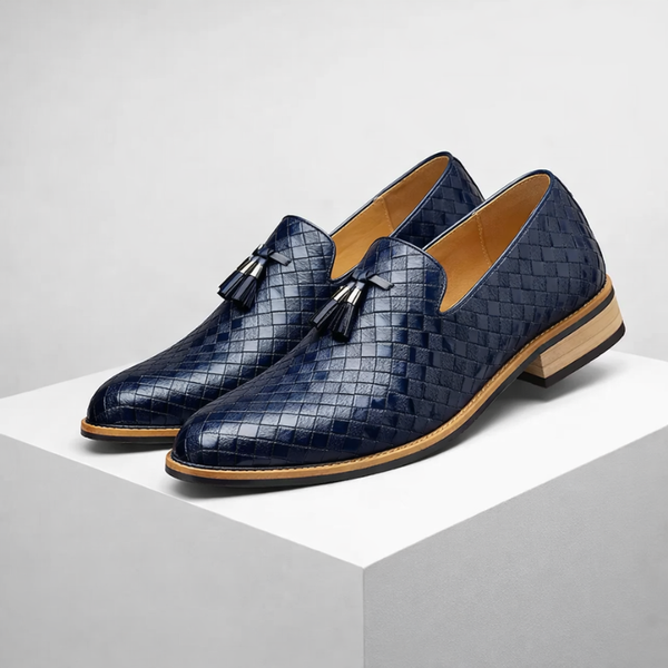 Ludo Weave Leather Loafers