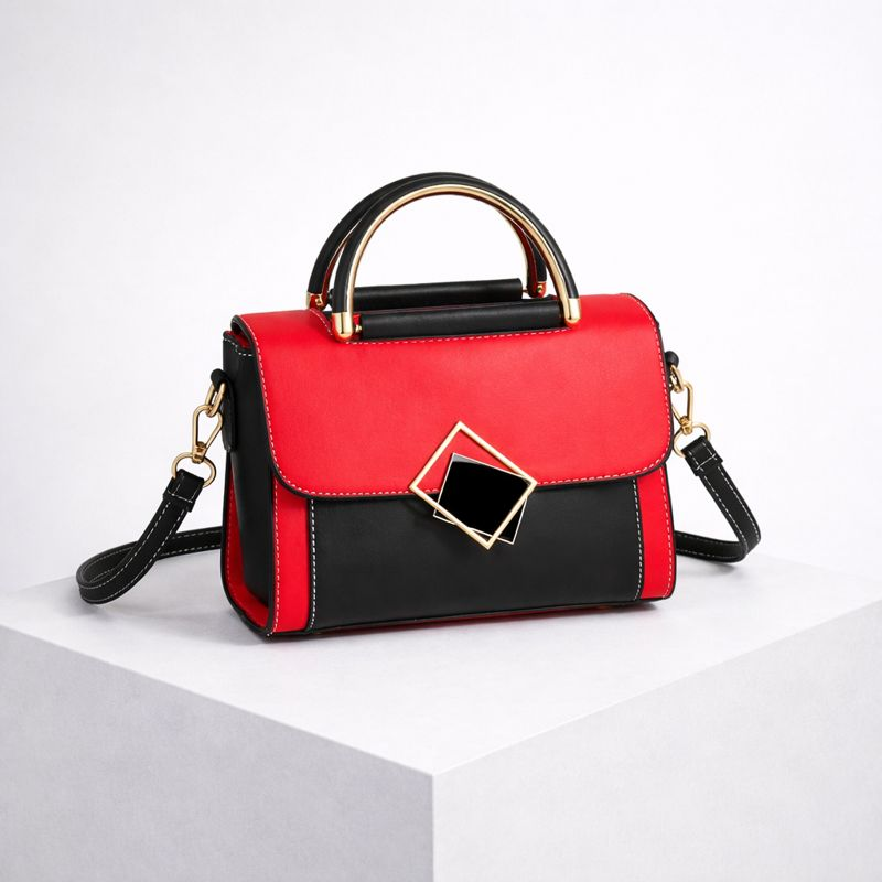 Women's red paige shoulder bag — everyday accessory