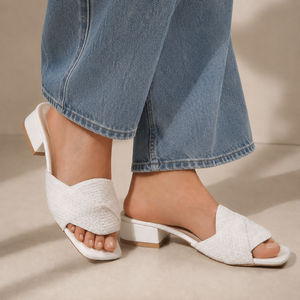 Iris Woven Slide Sandals