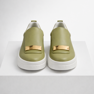 Gold Olive Shoes