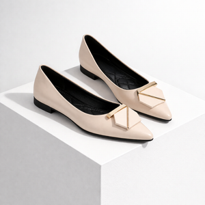 Cynthia Point Toe Flat Shoes