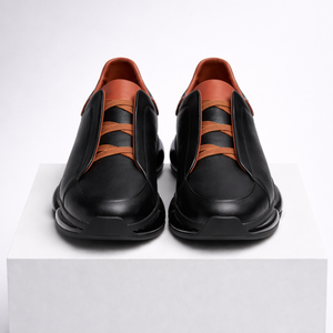 Men's Black shoe with lace — everyday footwear