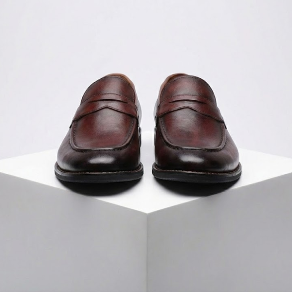 Riva Dark Casual Cowhide Loafers