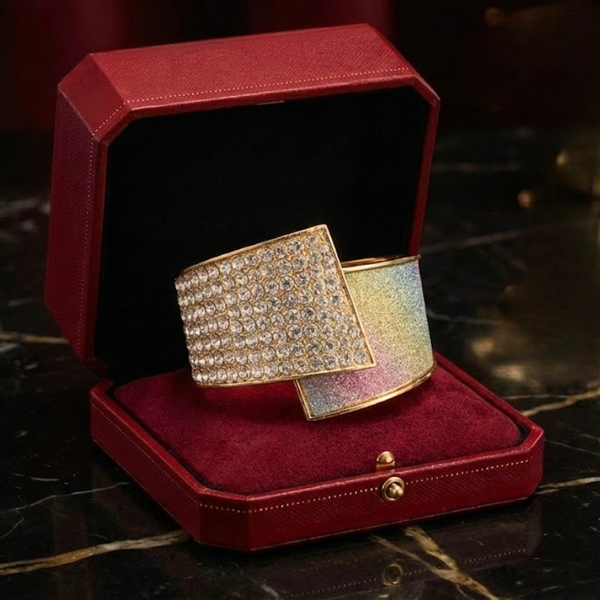 Aura Diamond Wave Bracelet