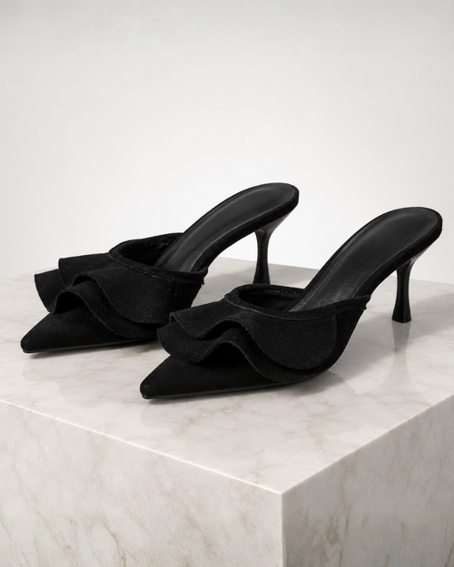 Arabella Ruffle Mules