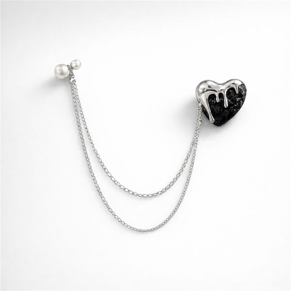 Women's fashion item back view 3 — everyday — Shine Chain Lapel Pins — Sonverdano