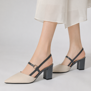 Women's heels close-up — elegant — Taisia Pointed Toe Heels for every occasion — Sonverdano