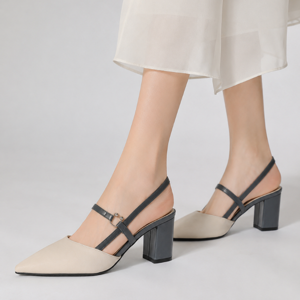 Women's heels close-up — elegant — Taisia Pointed Toe Heels for every occasion — Sonverdano