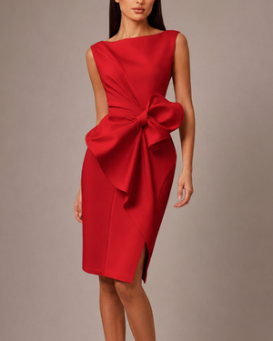 Catherine Bow Midi Dress