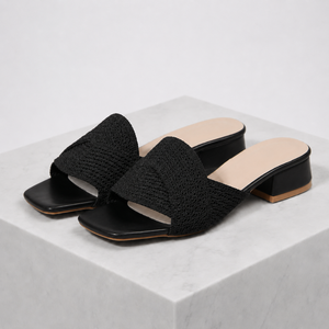 Iris Woven Slide Sandals