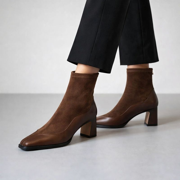 Women's taylor square toe ankle boots — footwear