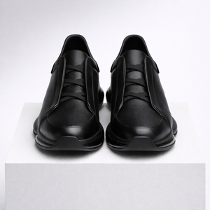 Men's Black shoe with lace — everyday footwear