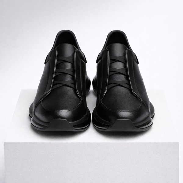 Men's Black shoe with lace — everyday footwear