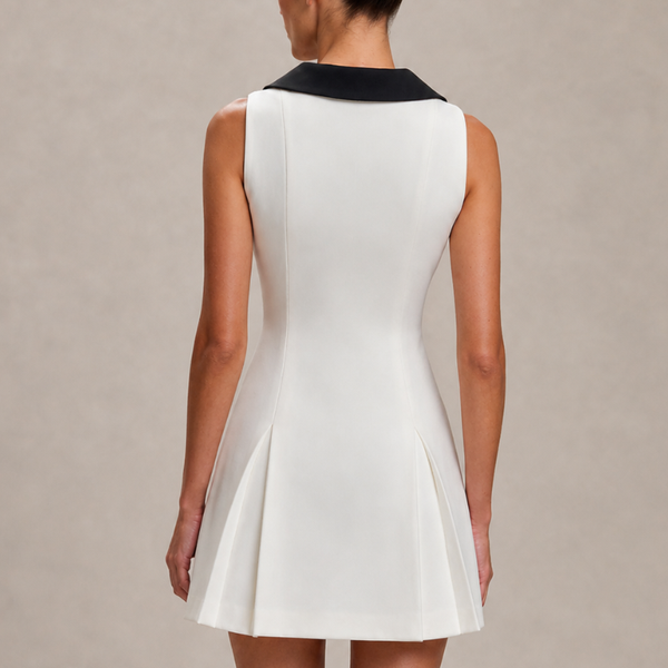 Women's dress close-up — chic — Pixie Mini Dress for every occasion — Sonverdano