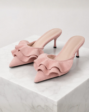 Arabella Ruffle Mules