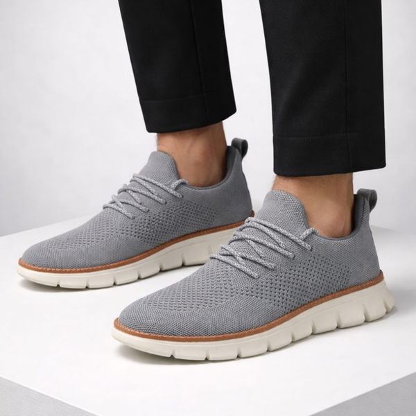 Men's Gray shoe with lace — everyday footwear
