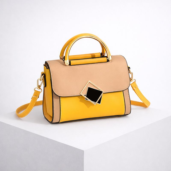 Women's yellow paige shoulder bag — everyday accessory