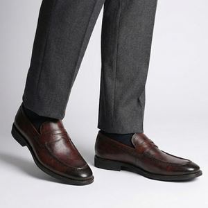 Riva Dark Casual Cowhide Loafers