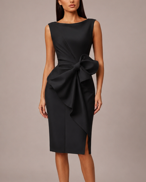 Catherine Bow Midi Dress