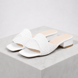 Iris Woven Slide Sandals