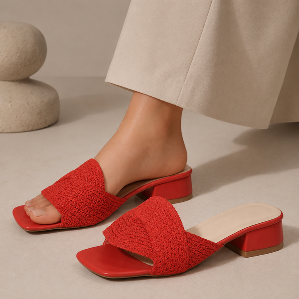 Iris Woven Slide Sandals