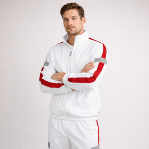 Men's polyester set detail view — coordinated — Abakhan Maximus 2 Piece Set — Sonverdano
