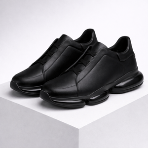 Men's Black shoe with lace — everyday footwear