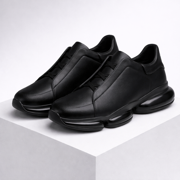 Men's Black shoe with lace — everyday footwear