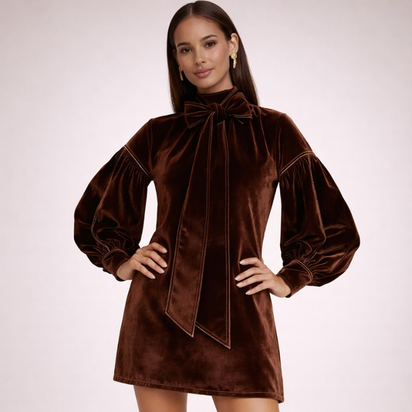 Amélie Velvet Dress
