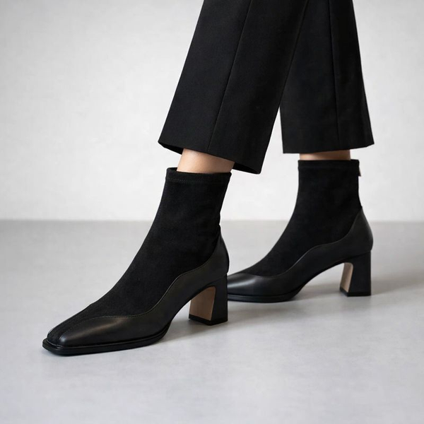 Women's taylor square toe ankle boots — footwear