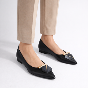 Cynthia Point Toe Flat Shoes