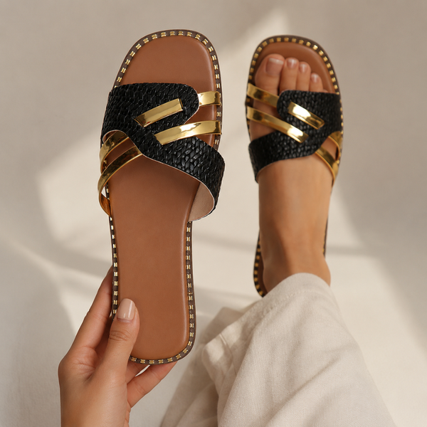 Eleni Slide Sandals