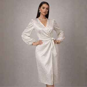 Nica Leopard Wrap Dress