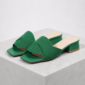 Iris Woven Slide Sandals